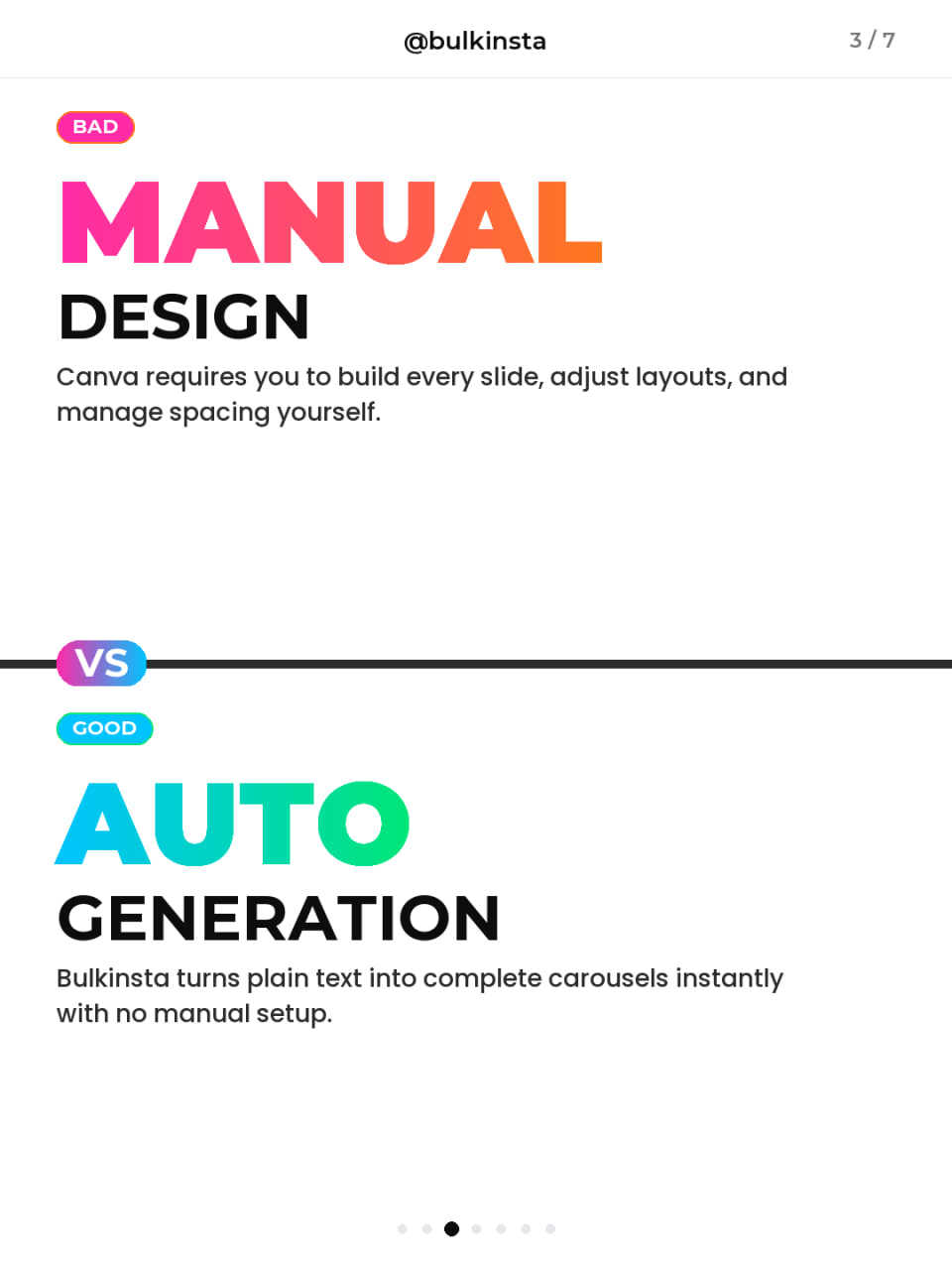 Bold Comparison — slide 3