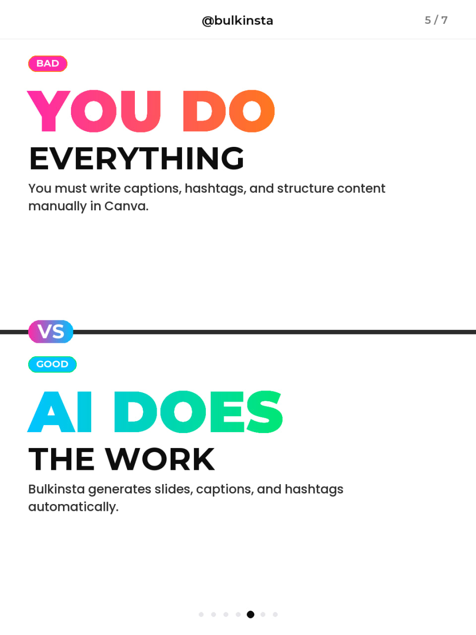 Bold Comparison — slide 5