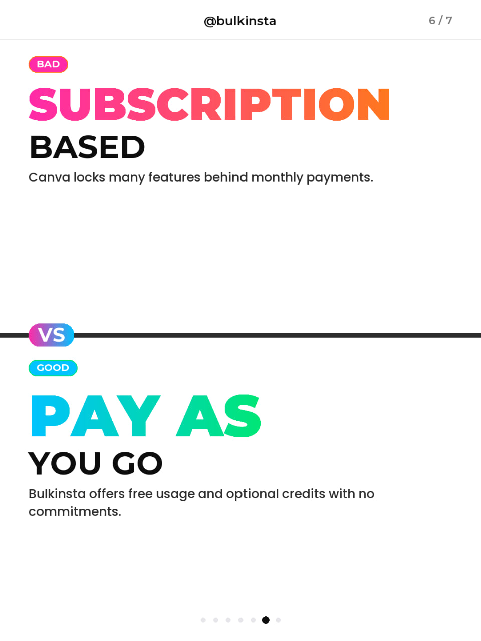 Bold Comparison — slide 6