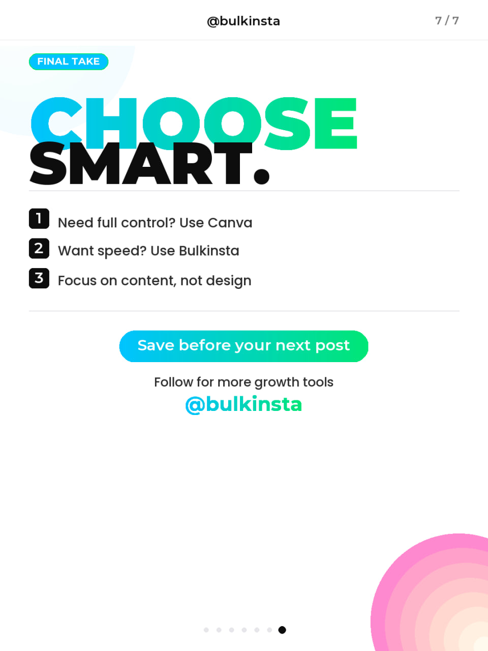 Bold Comparison — slide 7
